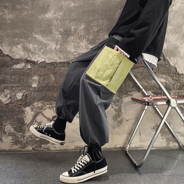 men's pants 2021 spring autumn men's cargo casual woman trousers korean streetwear hip hop male fashion men clothing1, Black
men's pants 2021 spring autumn men's cargo casual woman trousers korean streetwear hip hop male fashion men clothing1, Black