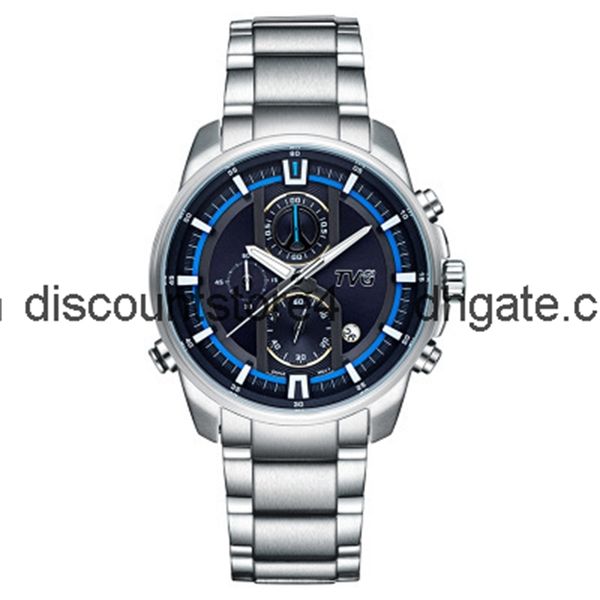 tvg 501 men's leisure quartz watch automatic date small three needle fashion business stainless steel men's watch, Slivery;brown
tvg 501 men's leisure quartz watch automatic date small three needle fashion business stainless steel men's watch, Slivery;brown