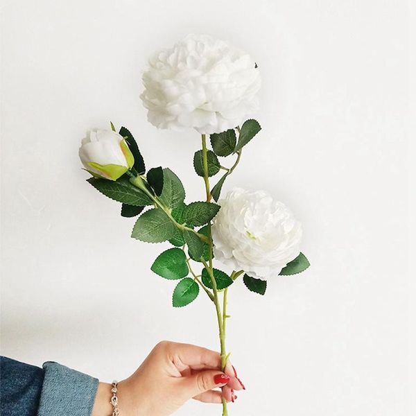 3 heads artificial flowers peony bouquet silk flowers bridal bouquet fall vivid fake rose for wedding home party decor(w1
3 heads artificial flowers peony bouquet silk flowers bridal bouquet fall vivid fake rose for wedding home party decor(w1