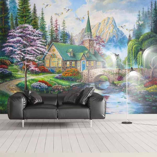 custom p wallpaper european style 3d country bridge forest murals living room tv sofa study background wall painting decor
custom p wallpaper european style 3d country bridge forest murals living room tv sofa study background wall painting decor