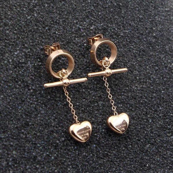 stud round ring peach heart tassel titanium steel rose gold earrings fashion girls wholesale1, Golden;silver
stud round ring peach heart tassel titanium steel rose gold earrings fashion girls wholesale1, Golden;silver