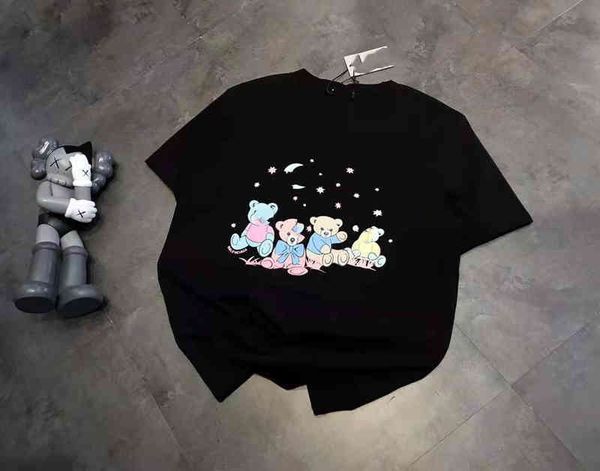 2022 factory wholesale new spring fashion bajiaxingkong bear print cute age reducing casual loose round neck short sleeve t-shirt, White
2022 factory wholesale new spring fashion bajiaxingkong bear print cute age reducing casual loose round neck short sleeve t-shirt, White