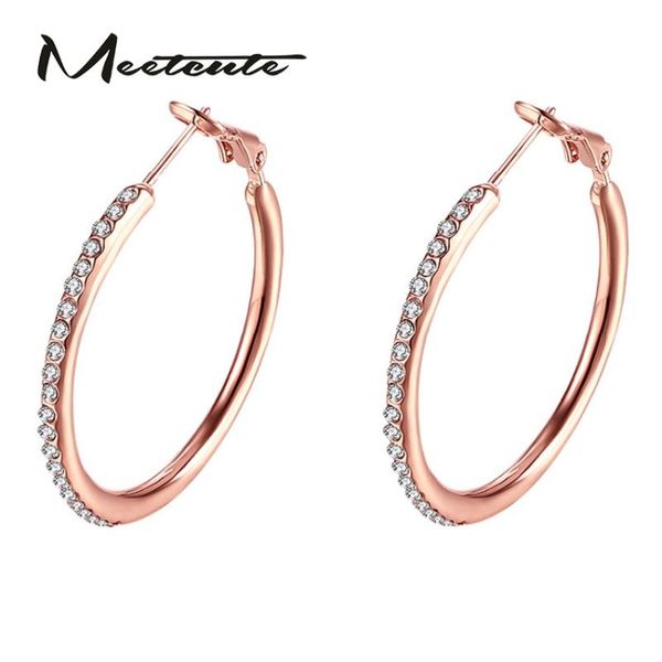 meetcute good quality 35mm big hoop loop crystal earrings shinny women party club hoop earring elegant, Golden;silver
meetcute good quality 35mm big hoop loop crystal earrings shinny women party club hoop earring elegant, Golden;silver