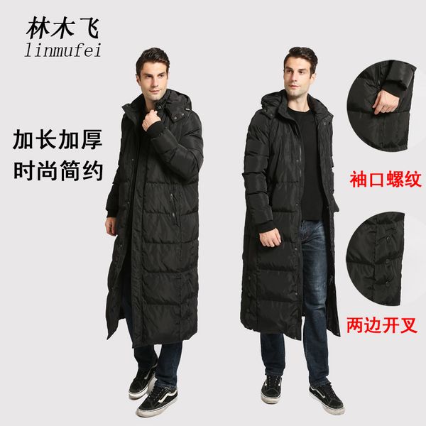 super long down jacket male over-the-knee add more long big yards high-end business men outdoor winter coat coat q1209, Black
super long down jacket male over-the-knee add more long big yards high-end business men outdoor winter coat coat q1209, Black