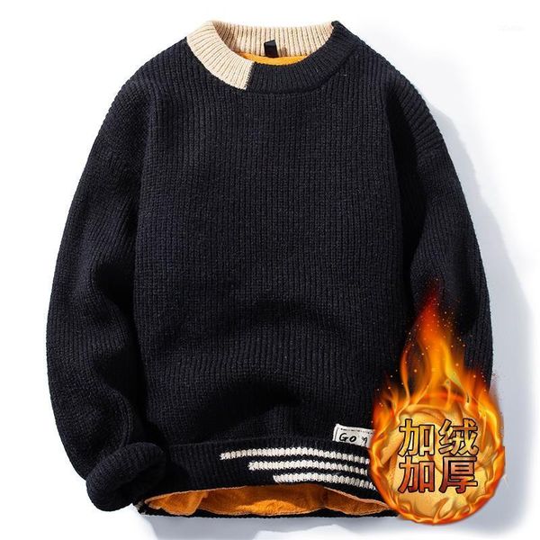 men's sweaters winter super warm oversized sweater men clothes thick fleece male pullovers plus velvet mens christmas jumpers 1, White;black
men's sweaters winter super warm oversized sweater men clothes thick fleece male pullovers plus velvet mens christmas jumpers 1, White;black