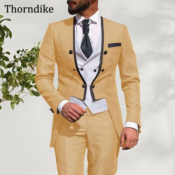 thorndike custom made men suit,casual formal wedding party dress tuxedos,fashion 3 pcs double breasted groom custome homme 2021, White;black
thorndike custom made men suit,casual formal wedding party dress tuxedos,fashion 3 pcs double breasted groom custome homme 2021, White;black