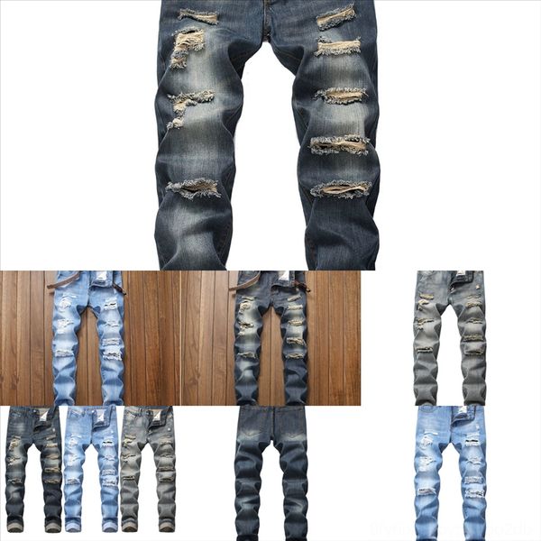 mnbvv casual elasticity ripped skinny jeans jeans pencil pants hole white man high street hole style slim frayed men male pants trousers, Black
mnbvv casual elasticity ripped skinny jeans jeans pencil pants hole white man high street hole style slim frayed men male pants trousers, Black