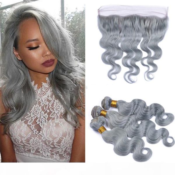 grey virgin remy hair extensions 3 bundles body wave slivery gray human hair weaving with 13*4 lace closure frontal, Black;brown
grey virgin remy hair extensions 3 bundles body wave slivery gray human hair weaving with 13*4 lace closure frontal, Black;brown