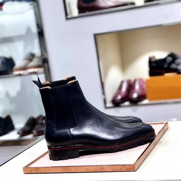2021 new style red bottoms sneaker men boots spikes suede leather red sole men shoes super perfect melon motorcycle ankle boot for men, Black
2021 new style red bottoms sneaker men boots spikes suede leather red sole men shoes super perfect melon motorcycle ankle boot for men, Black