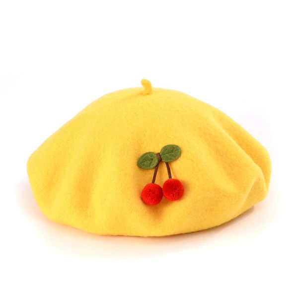 berets winter 100% wool for women french children cherry beret hat girls cute japanese handmade painter fashion warm cap, Blue;gray
berets winter 100% wool for women french children cherry beret hat girls cute japanese handmade painter fashion warm cap, Blue;gray