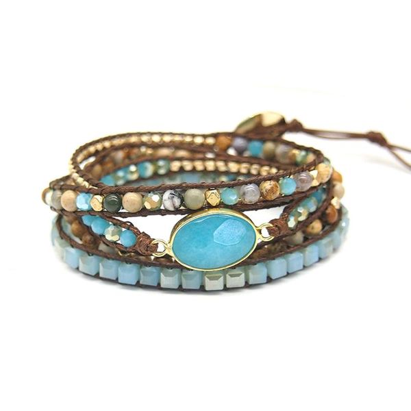 amazonite wrap bracelets for women girls 5layers beaded boho crystal natural stone beads bracelet bohemian fashion jewelry gifts, Golden;silver
amazonite wrap bracelets for women girls 5layers beaded boho crystal natural stone beads bracelet bohemian fashion jewelry gifts, Golden;silver