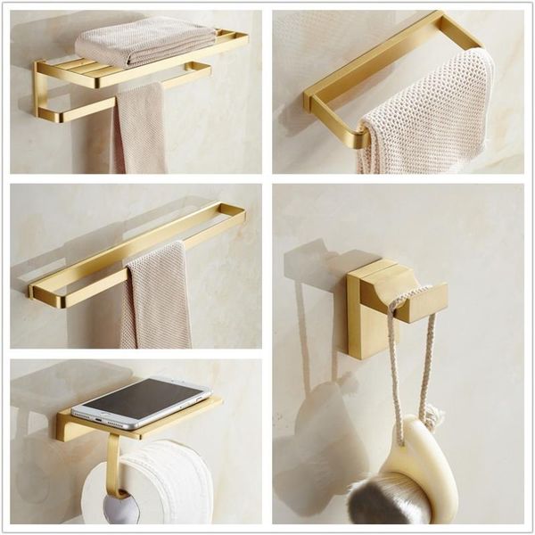 hooks & rails solid brass bathroom rack towel hook bars north european brushed gold storage shelves paper holder
hooks & rails solid brass bathroom rack towel hook bars north european brushed gold storage shelves paper holder