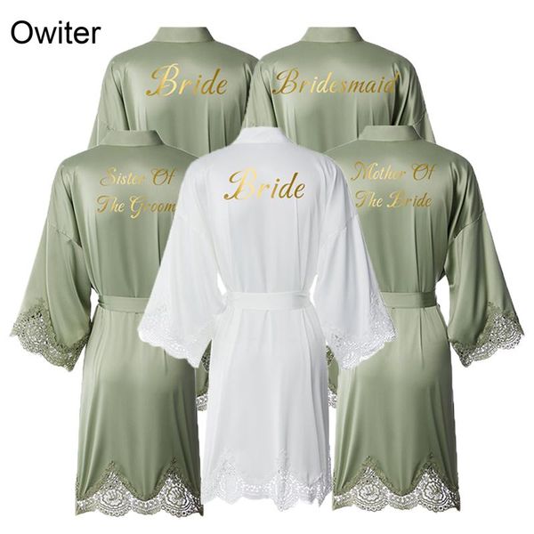 women's sleepwear 2021 personalized bridesmaid robes lace robe bridal masatin women wedding bride bathrobe green, Black;red
women's sleepwear 2021 personalized bridesmaid robes lace robe bridal masatin women wedding bride bathrobe green, Black;red
