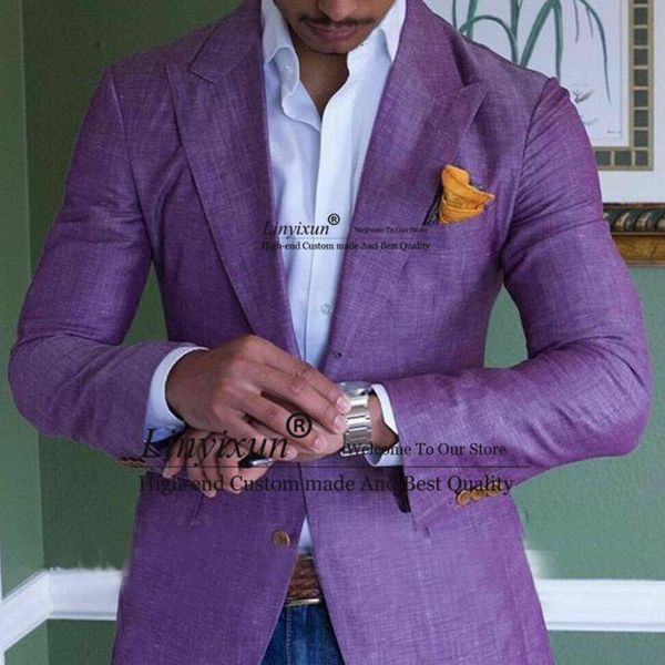 men's suits & blazers purple linen mens summer beach jacket slim fit for male tuxedo groom blazer wedding groomsmen terno masculino onl, White;black
men's suits & blazers purple linen mens summer beach jacket slim fit for male tuxedo groom blazer wedding groomsmen terno masculino onl, White;black
