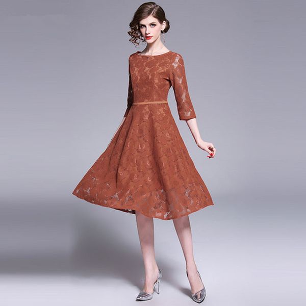 2021 women casual lace dress new summer fashion big swing a-line elegant slim ladies party dresses j8ft, Black;gray
2021 women casual lace dress new summer fashion big swing a-line elegant slim ladies party dresses j8ft, Black;gray