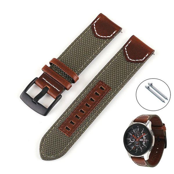 watch bands vintage nylon+leather watchband 20mm 22mm 24mm quick release genuine leather straps replacement for samsung s2/s3, Black;brown
watch bands vintage nylon+leather watchband 20mm 22mm 24mm quick release genuine leather straps replacement for samsung s2/s3, Black;brown