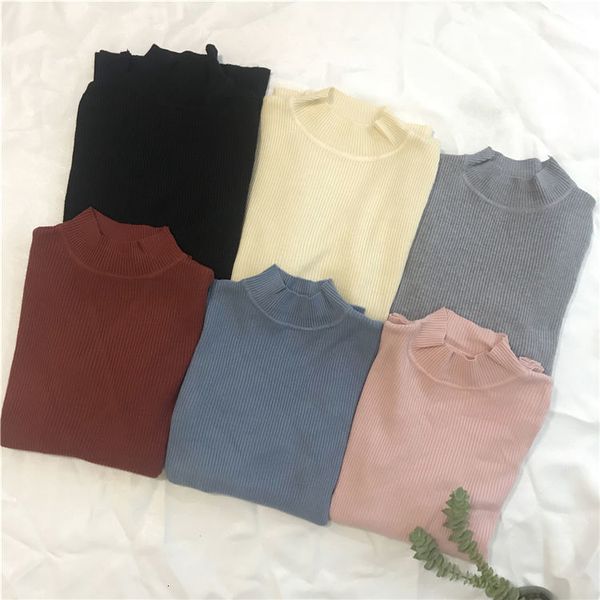 for sale 2021 autumn women knitted and crocheted half nightgown high casual softly jumper thin fashion femme pullovers elasticity y20 5l3s, White;black
for sale 2021 autumn women knitted and crocheted half nightgown high casual softly jumper thin fashion femme pullovers elasticity y20 5l3s, White;black