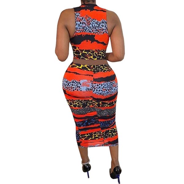 leopard print two piece set summer o-neck womens set outfit crop midi skirt set tracksuit fashion matching, Gray
leopard print two piece set summer o-neck womens set outfit crop midi skirt set tracksuit fashion matching, Gray