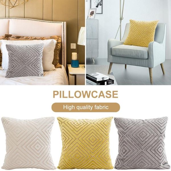 pillow case 45x45cm geometric strip flocking velvet throw covers solid decorative cushion for bedroom sofa.
pillow case 45x45cm geometric strip flocking velvet throw covers solid decorative cushion for bedroom sofa.