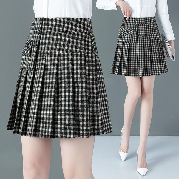skirts plaid pleated skirt women in spring summer fashion high waist slim a-line wardrobe malfunction-proof sexy, Black
skirts plaid pleated skirt women in spring summer fashion high waist slim a-line wardrobe malfunction-proof sexy, Black
