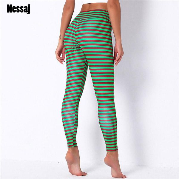women's leggings nessaj green stripe women high waist push up jeggings patchwork festival clothes funny christmas, Black
women's leggings nessaj green stripe women high waist push up jeggings patchwork festival clothes funny christmas, Black