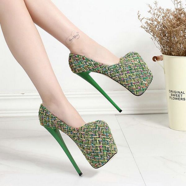 ladies thin pumps concise wool platform super high heels woman wedding shoes 20cm 889 wid9, Black
ladies thin pumps concise wool platform super high heels woman wedding shoes 20cm 889 wid9, Black
