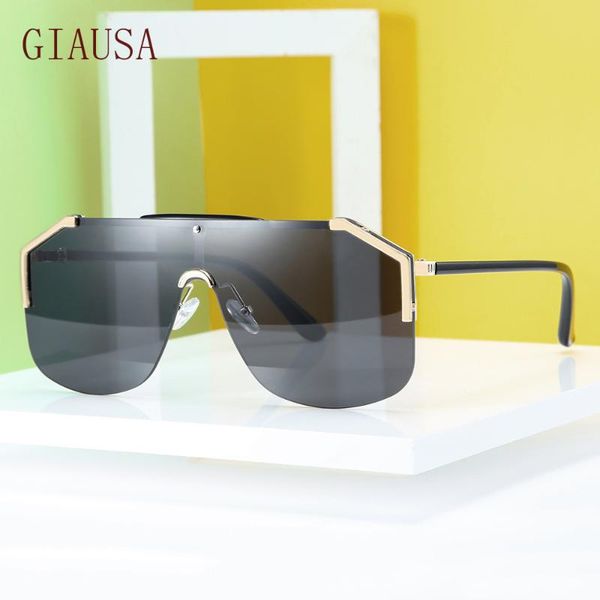 sunglasses giausa conjoined lens women 2021 night vision glasses, White;black
sunglasses giausa conjoined lens women 2021 night vision glasses, White;black