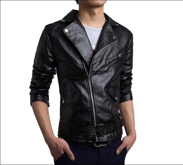 men's fur & faux fashion winter jacket men patchwork leather pockets bomber pu, Black
men's fur & faux fashion winter jacket men patchwork leather pockets bomber pu, Black