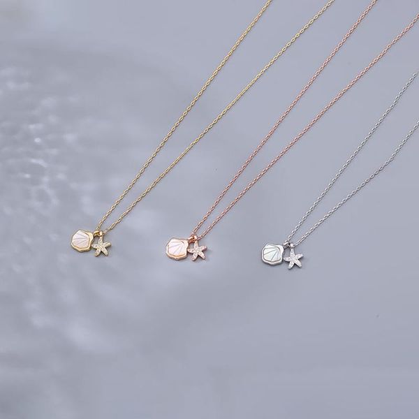 chains gsc56 925 sterling silver danity zircon starfish shell necklace clavicle chain choker for women summer jewelry star collar
chains gsc56 925 sterling silver danity zircon starfish shell necklace clavicle chain choker for women summer jewelry star collar