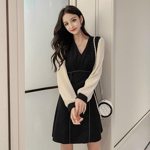 casual dresses 2021 ladies corset korean a line autumn winter contrast bodycon dress women black mini fall plus size ropa mujer, Black;gray
casual dresses 2021 ladies corset korean a line autumn winter contrast bodycon dress women black mini fall plus size ropa mujer, Black;gray