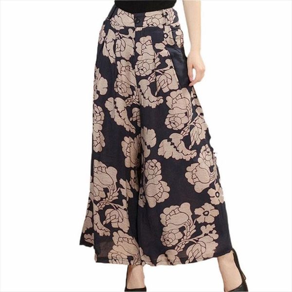 summer wide leg flower women capri print pattern loose long cotton linen female skirt trousers high waist knitted bottom, Black;white
summer wide leg flower women capri print pattern loose long cotton linen female skirt trousers high waist knitted bottom, Black;white