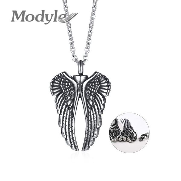 pendant necklaces modyle 2021 fashion rock punk vintage silver color stainless steel angel wing for men jewelry
pendant necklaces modyle 2021 fashion rock punk vintage silver color stainless steel angel wing for men jewelry