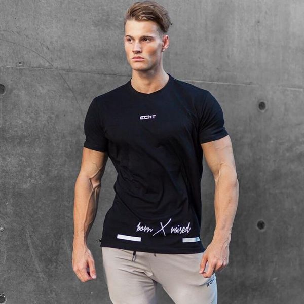 cotton men's brand t-shirt casual streetwear fashion shirt jogger fitness sportswear kg-163, White;black
cotton men's brand t-shirt casual streetwear fashion shirt jogger fitness sportswear kg-163, White;black