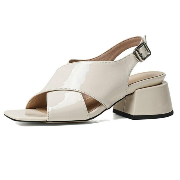 fashion genuine leather women sandals 2021 summer back strap high heels pumps women wedding party shoes woman, Black
fashion genuine leather women sandals 2021 summer back strap high heels pumps women wedding party shoes woman, Black