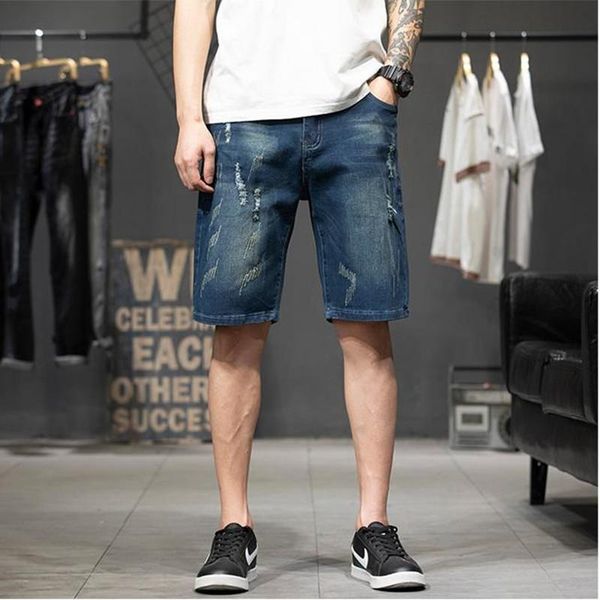 summer hole jeans shorts mens plus size fashion men's baggy denim cowboy short trousers five pants casual clothes men clothing, White;black 
summer hole jeans shorts mens plus size fashion men's baggy denim cowboy short trousers five pants casual clothes men clothing, White;black