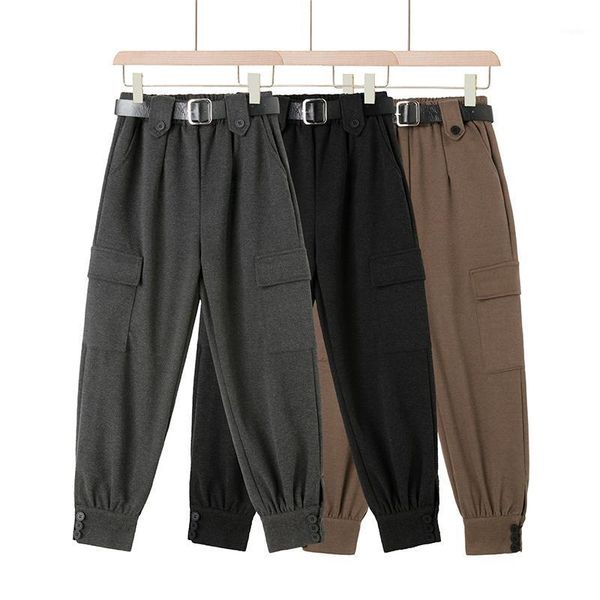 women's pants & capris casual woolen trousers 2021 autumn and winter high waist slim overalls all-match fashionable clothing, Black;white
women's pants & capris casual woolen trousers 2021 autumn and winter high waist slim overalls all-match fashionable clothing, Black;white