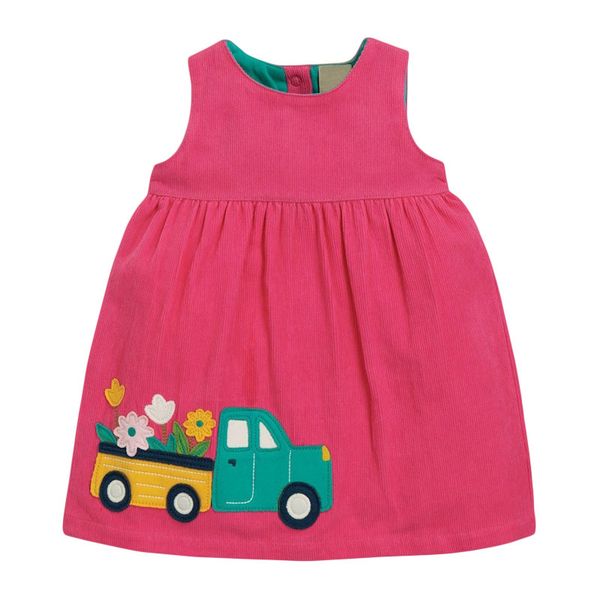little maven autumn children brand new animal girls sleeveless corduroy baby dress appliques kids dresses 210303, Red;yellow
little maven autumn children brand new animal girls sleeveless corduroy baby dress appliques kids dresses 210303, Red;yellow