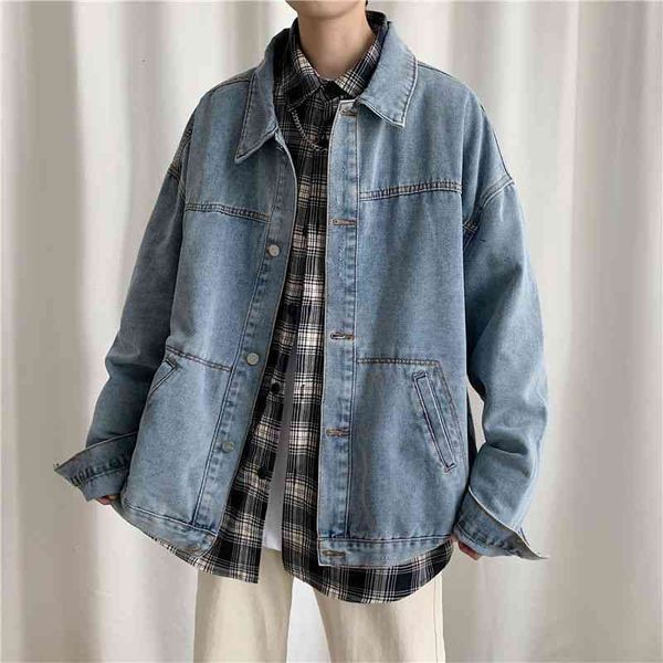 men's jackets spring blue denim fashion casual pocket mens streetwear korean loose hip-hop bomber men m-2xl n1q4, Black;brown
men's jackets spring blue denim fashion casual pocket mens streetwear korean loose hip-hop bomber men m-2xl n1q4, Black;brown