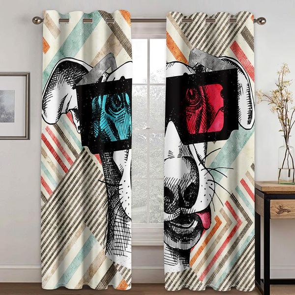 curtain & drapes 3d cartoon animal fashion sunglasses pattern hook curtain, suitable for family curtains in living room and children's
curtain & drapes 3d cartoon animal fashion sunglasses pattern hook curtain, suitable for family curtains in living room and children's
