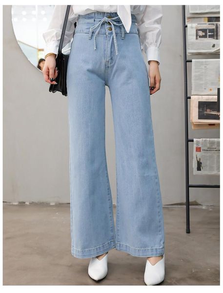 women's jeans korean version style,,women fashion pants, wild jeans,trousers casual ,loose,wide leg pants, Blue
women's jeans korean version style,,women fashion pants, wild jeans,trousers casual ,loose,wide leg pants, Blue