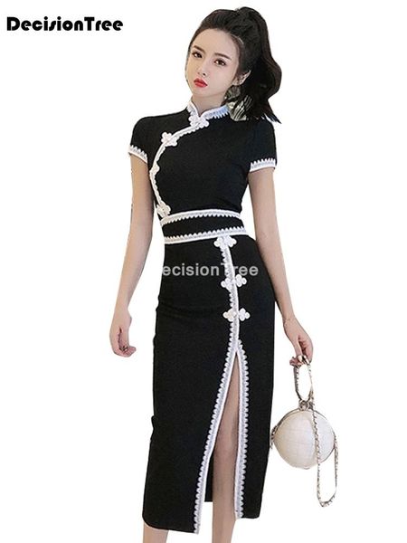 ethnic clothing 2021 chinese dress women mandarin collar vintage satin qipao slanted fork cheongsam lingerie robe vestido chino, Red
ethnic clothing 2021 chinese dress women mandarin collar vintage satin qipao slanted fork cheongsam lingerie robe vestido chino, Red