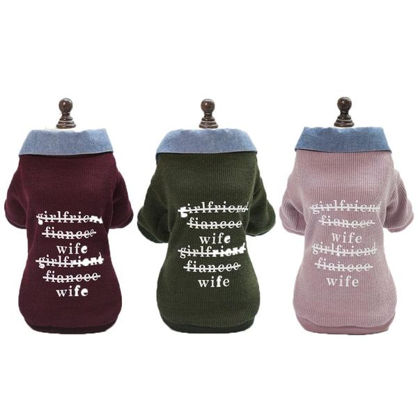 dog apparel korean version pet thick shirt coat clothes with letter pattern from s to xxl warm dogs
dog apparel korean version pet thick shirt coat clothes with letter pattern from s to xxl warm dogs