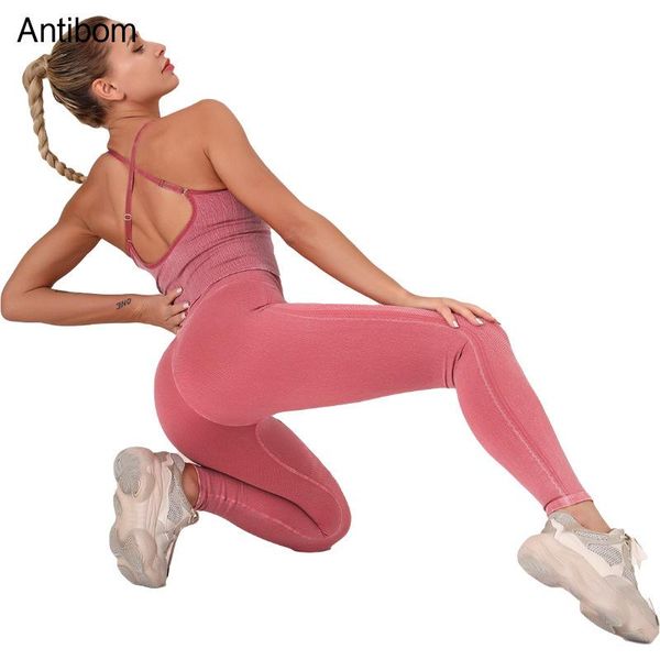 antibom women sport suits seamless fitness gym yoga set high waist athletic workout leggings backless bra crop running suit, White;red
antibom women sport suits seamless fitness gym yoga set high waist athletic workout leggings backless bra crop running suit, White;red