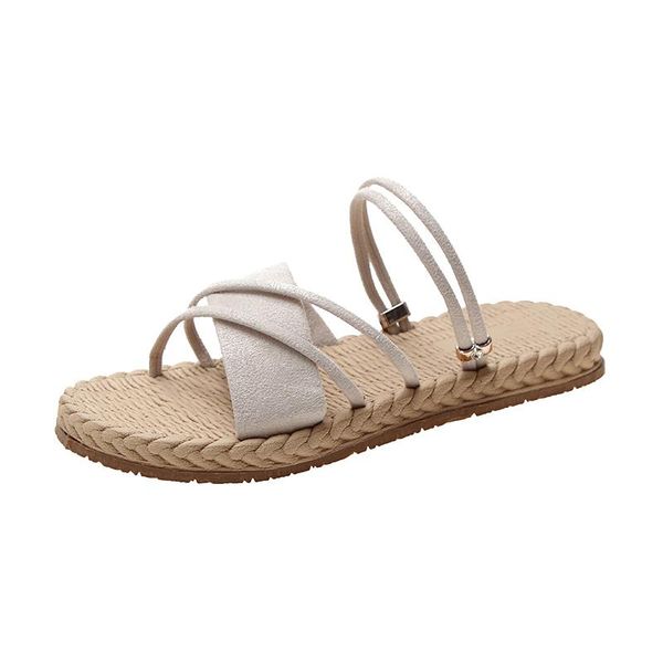 slippers women sandals 2021 summer outside shoes braided rope with traditional style simple creativity fashion flat 7708, Black
slippers women sandals 2021 summer outside shoes braided rope with traditional style simple creativity fashion flat 7708, Black
