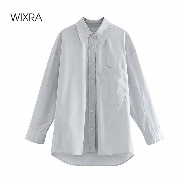 wixra womens cotton shirts special color basic long sleeve style new fashion blouse autumn spring, White 
wixra womens cotton shirts special color basic long sleeve style new fashion blouse autumn spring, White