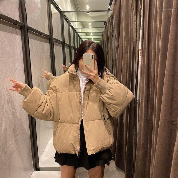 women's down & parkas lucyever simple thicken women winter 2021 turtleneck zipper pockets jackets female solid color warm coat jacket m, Black
women's down & parkas lucyever simple thicken women winter 2021 turtleneck zipper pockets jackets female solid color warm coat jacket m, Black