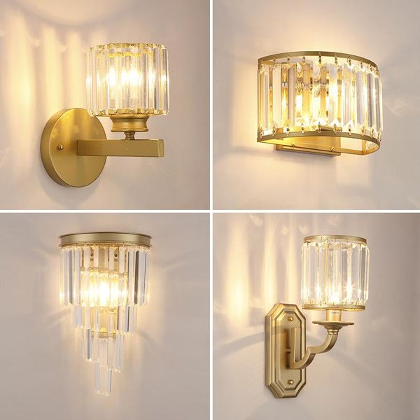 nordic wall lamp bedroom bedside lamp study living room balcony corridor creative light luxury postmodern simple crystal lamps
nordic wall lamp bedroom bedside lamp study living room balcony corridor creative light luxury postmodern simple crystal lamps