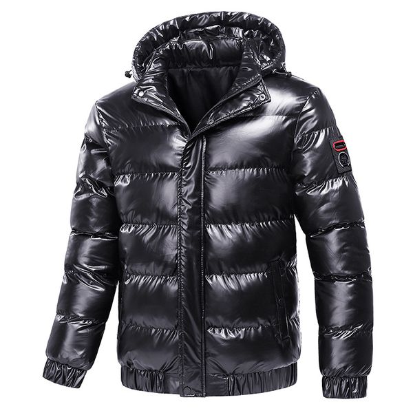 fashion winter men's parkas cotton warm parkas down hoodies casual outdwear men's thermal jackets clothing, Black
fashion winter men's parkas cotton warm parkas down hoodies casual outdwear men's thermal jackets clothing, Black