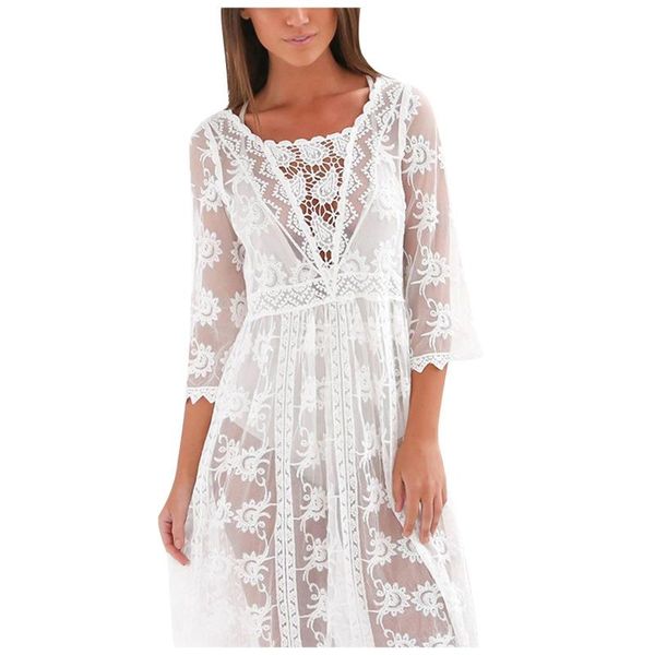 women's swimwear lace embroidered beach long skirt embroidery easy bikini blouse blusa de con falda larga playa, White;black
women's swimwear lace embroidered beach long skirt embroidery easy bikini blouse blusa de con falda larga playa, White;black