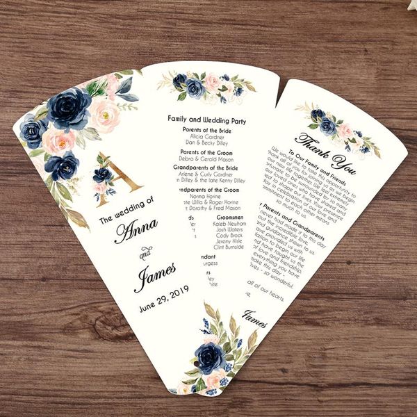 greeting cards wedding program petal fans assembled single page printing set of 50 green customized printed three pages
greeting cards wedding program petal fans assembled single page printing set of 50 green customized printed three pages